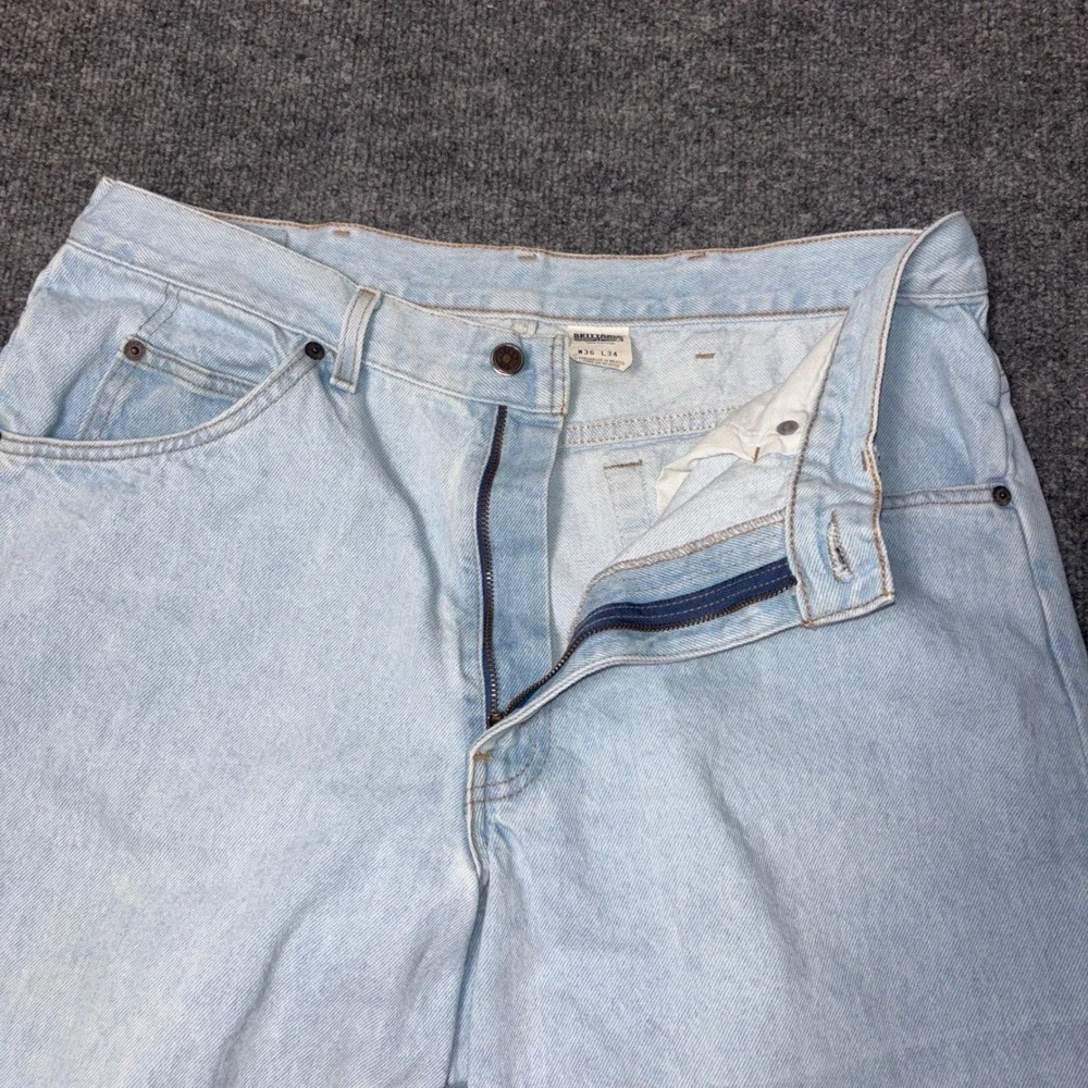 Vintage Britannia Classic Jeans Mens‎ 36x34 Light Baggy Straight Leg 90s Skater